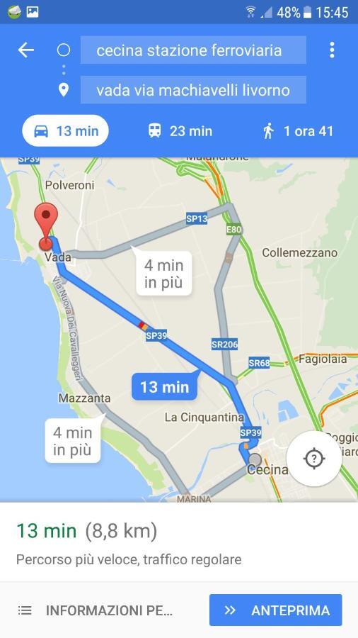 Vada Villetta A 300 Mt Dal Mare 8 Posti Letto Dış mekan fotoğraf